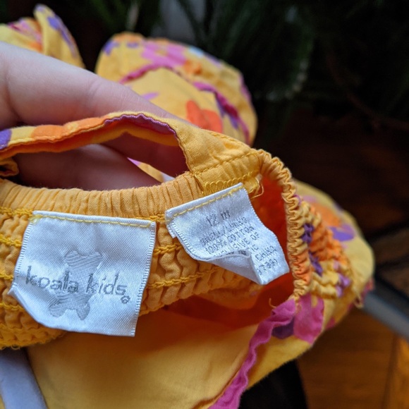 BOGO: Koala Kids Floral Apron Dress - Picture 3 of 3